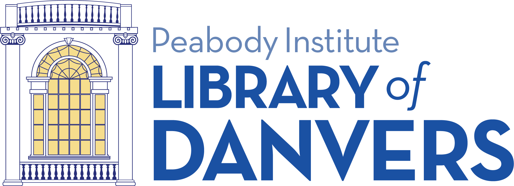 Peabody Institute Library of Danvers, MA - web logo