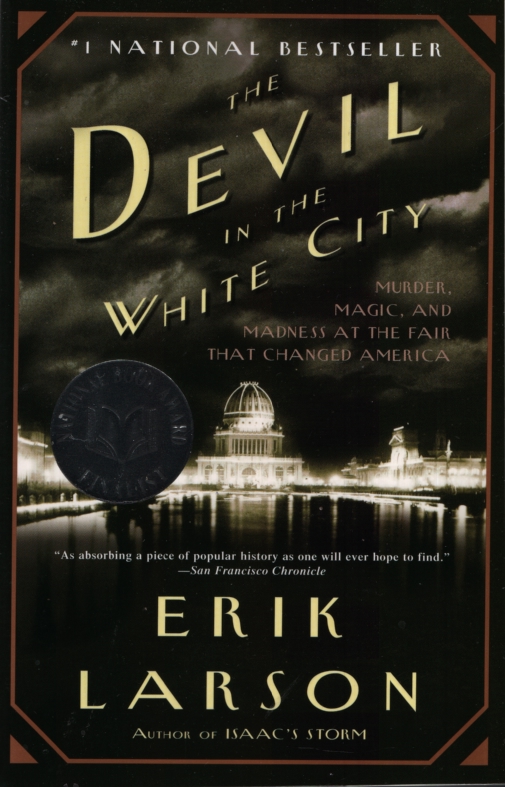 Book cover for The Devil in the White City by Erik Larson