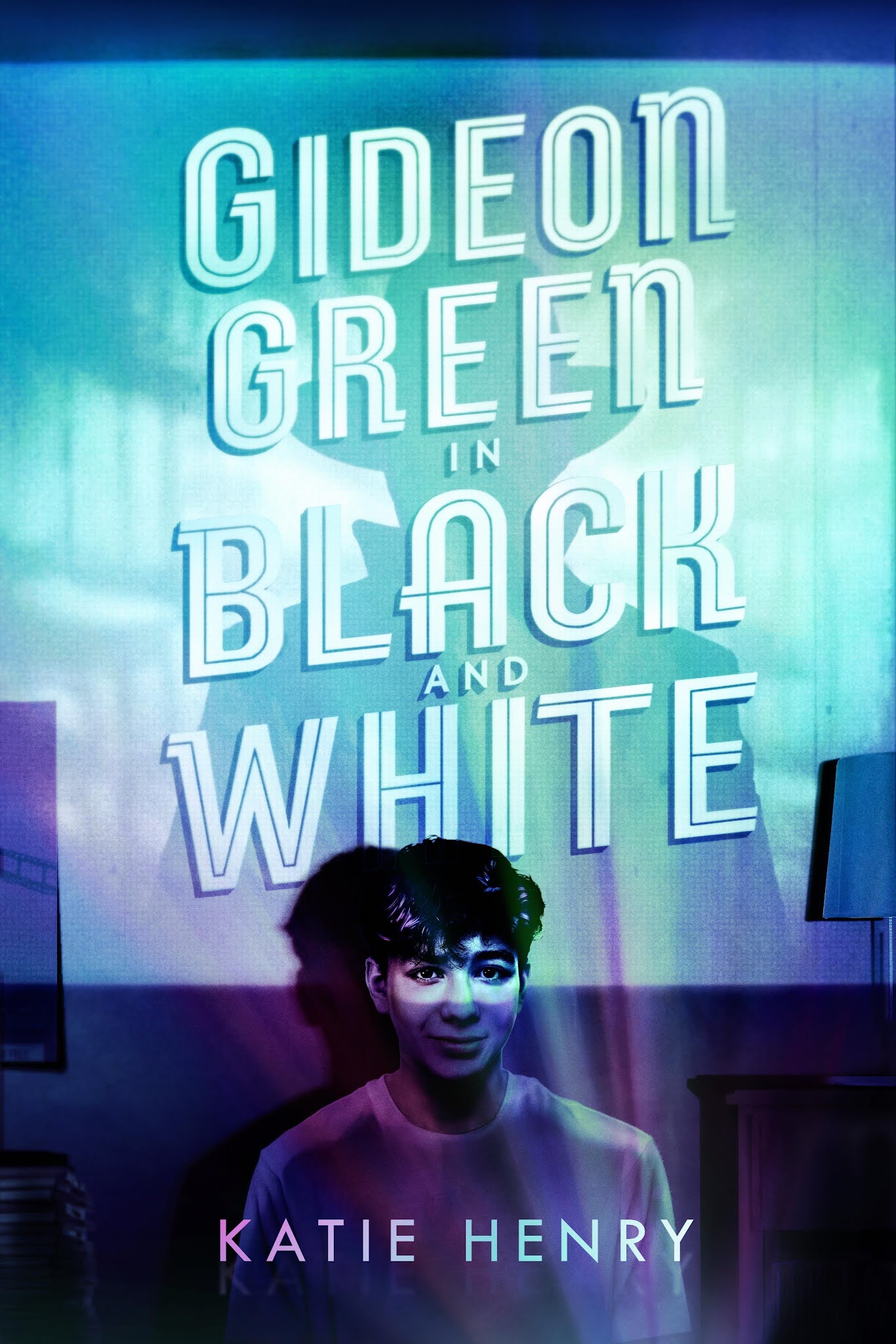 Book cover by Gideon Green in black and white by Katie Henry.<br />
